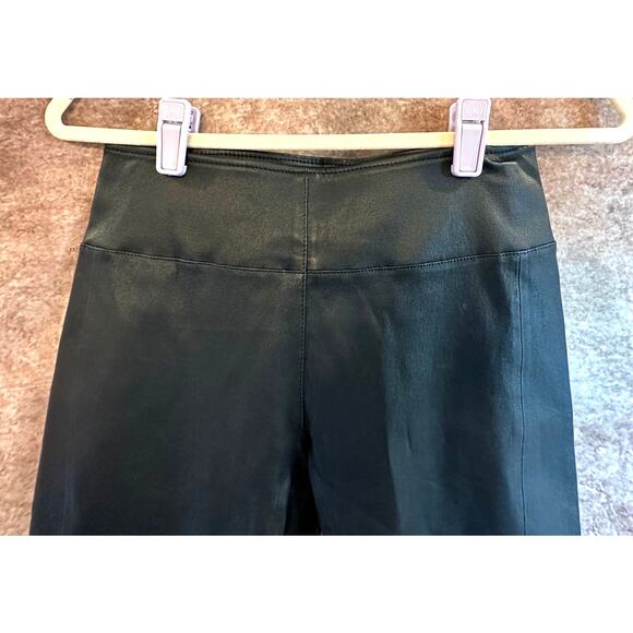 Lita by Ciara Leather Biker Shorts - 100% Lamb Leather Black - size 4 - Picture 8 of 15